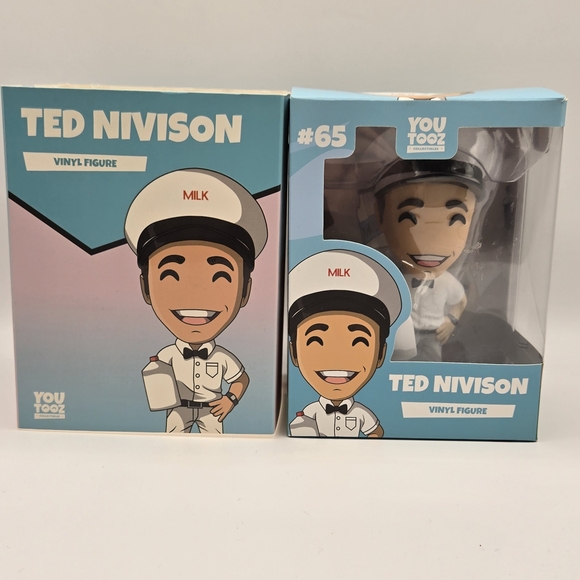 YouTooz Ted Nivison Vinyl Figure #65 - White and Black - Picture 1 of 6